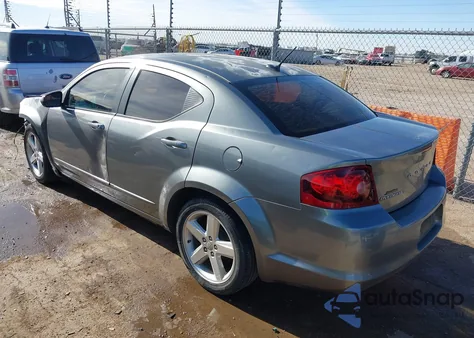 2013 Dodge Avenger Sxt from USA, damaged, VIN 1C3CDZCB8DN664062